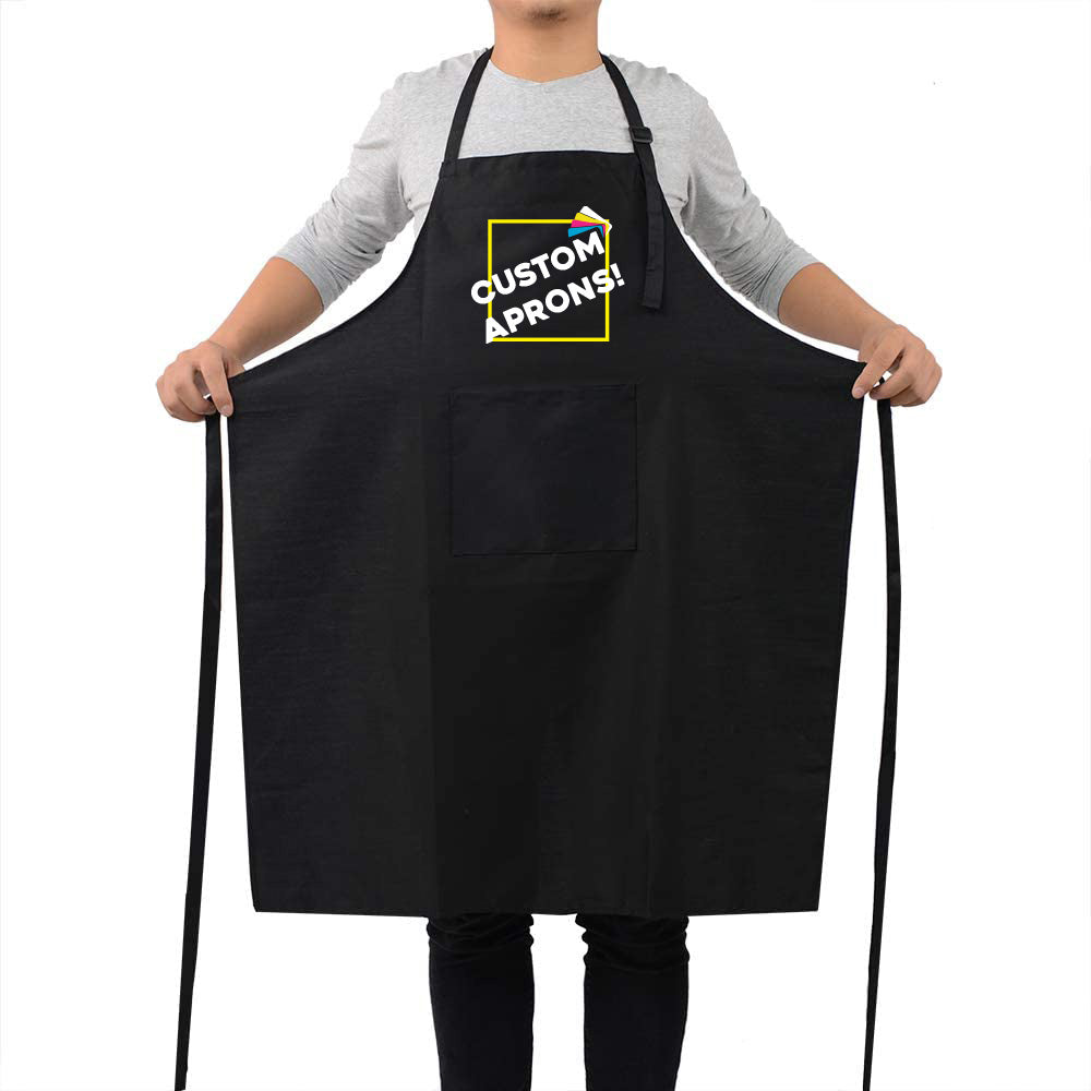 Chef Basic Apron – One Pocket – Black