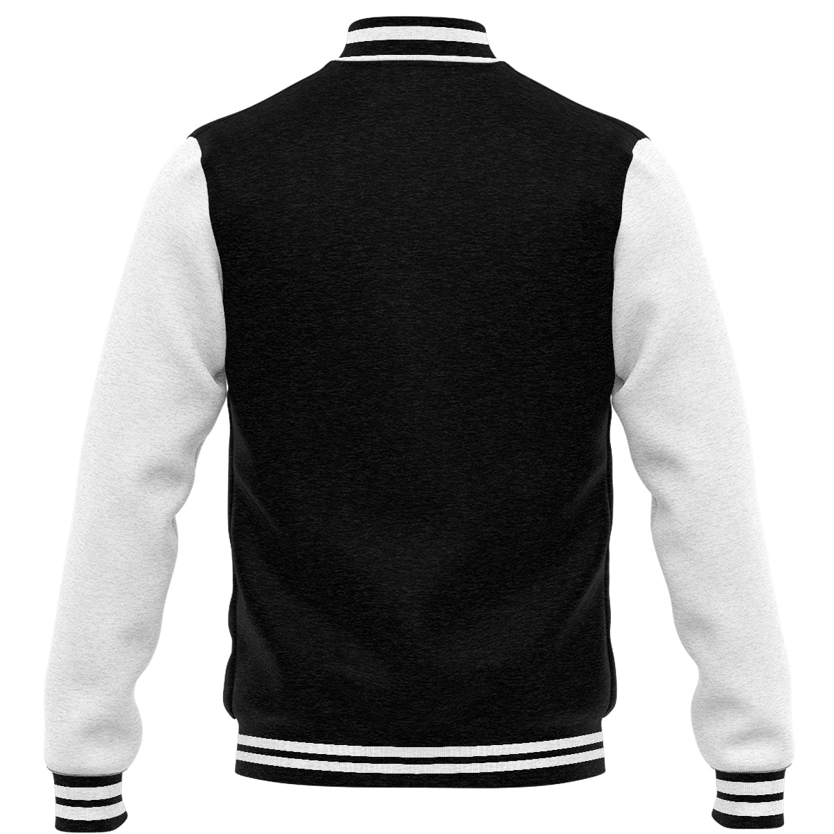 Customizable Letterman Jacket – BLACK